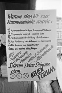 Losungen zur Kommunalwahl 1990 - Foto Wolfgang Schmidt